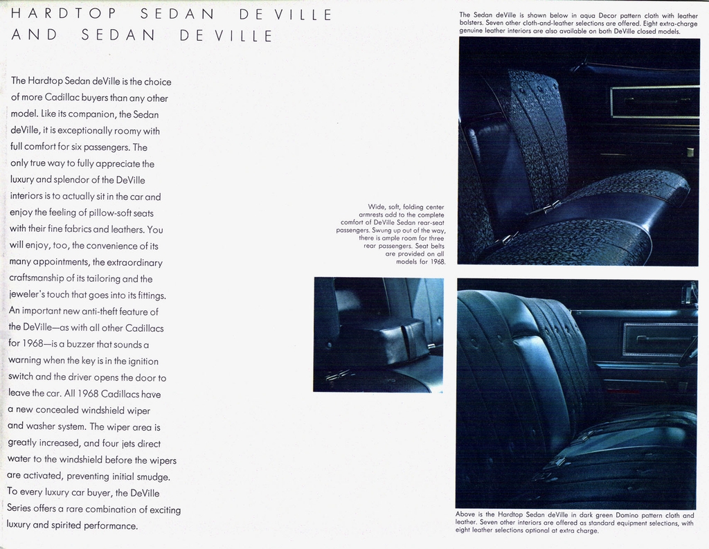 1968 Cadillac Brochure Page 8
